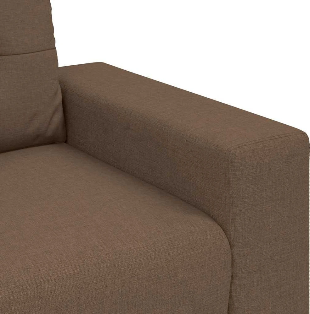 Dvivietė sofa, ruda, 180x77x82 cm, audinys