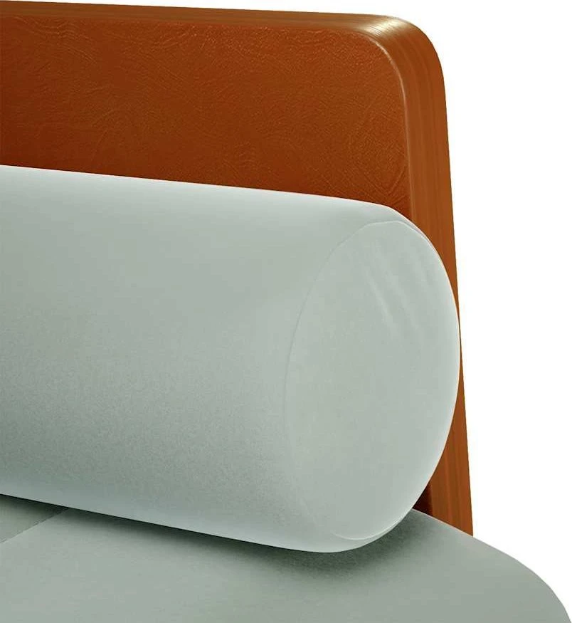 Dvivietė sofa su pagalvėlėmis, šviesiai pilka, 110 cm, aksomas