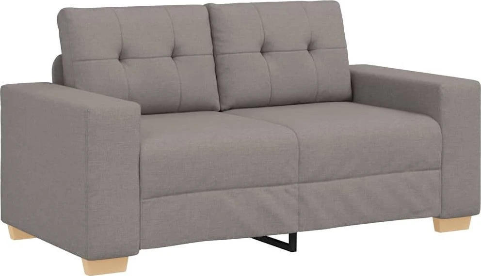 Dvivietė sofa, pilkai pilka, 160x77x82 cm, audinys