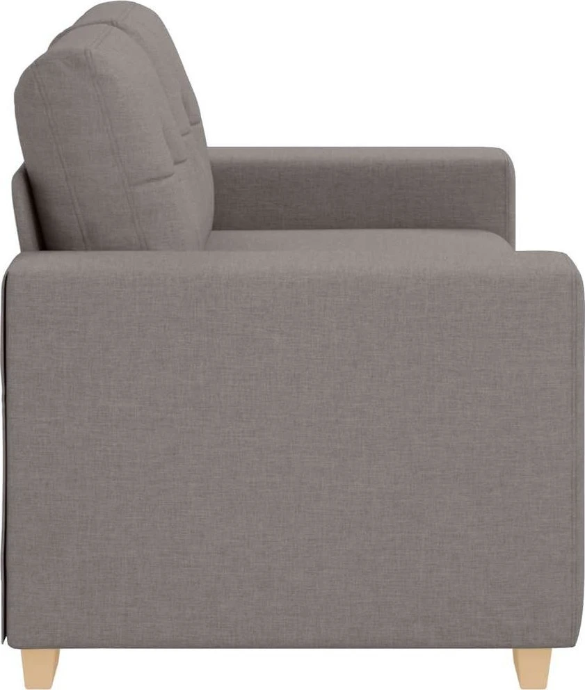 Dvivietė sofa, pilkai pilka, 160x77x82 cm, audinys