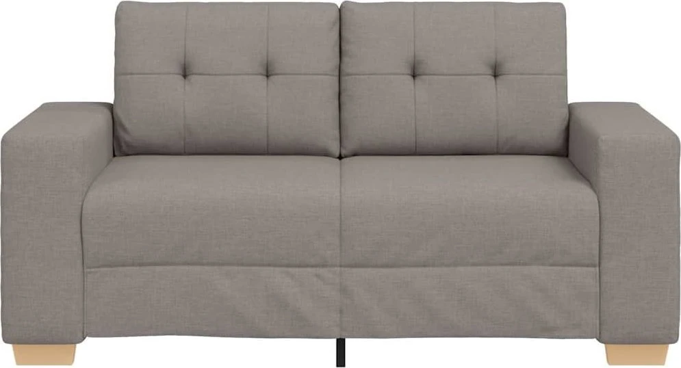 Dvivietė sofa, pilkai pilka, 160x77x82 cm, audinys