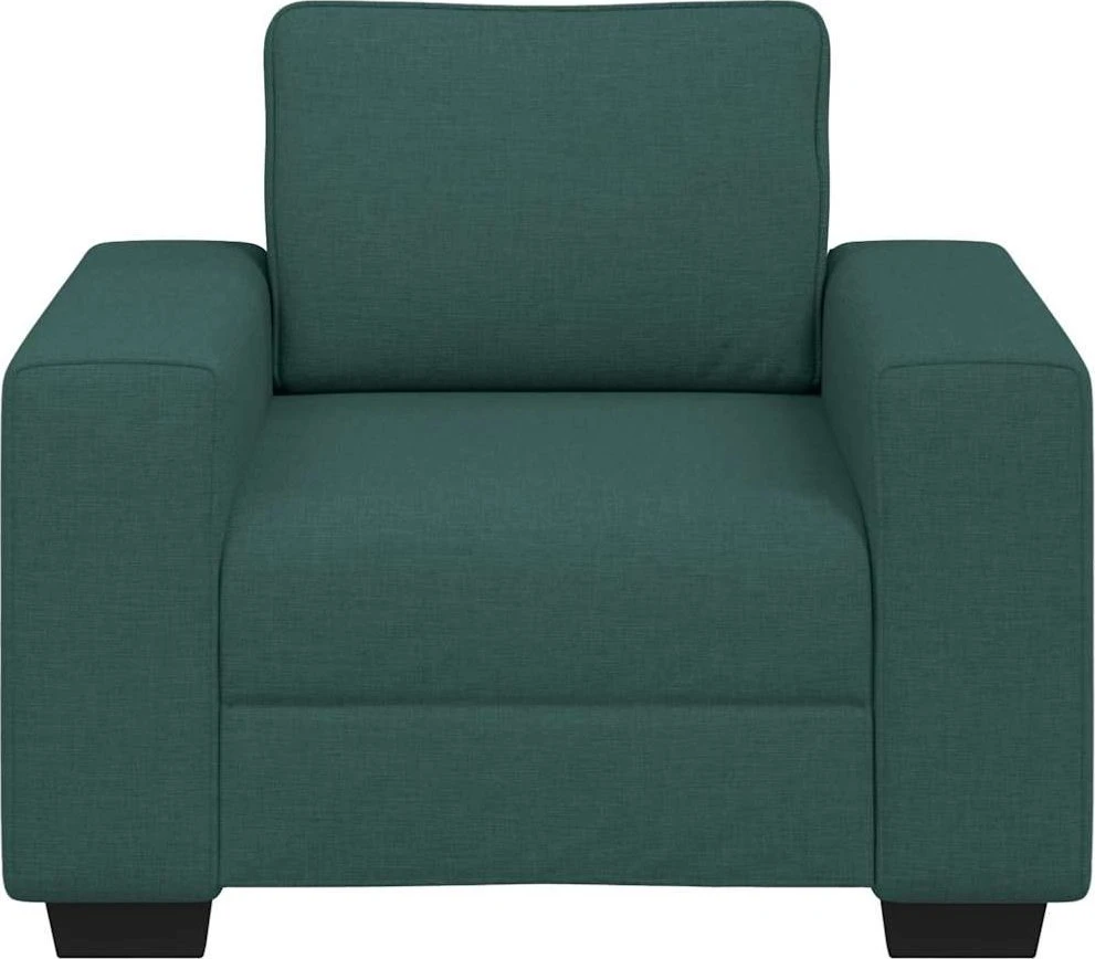 Sofa-kėdė, tamsiai žalia, 100x77x82 cm, audinys
