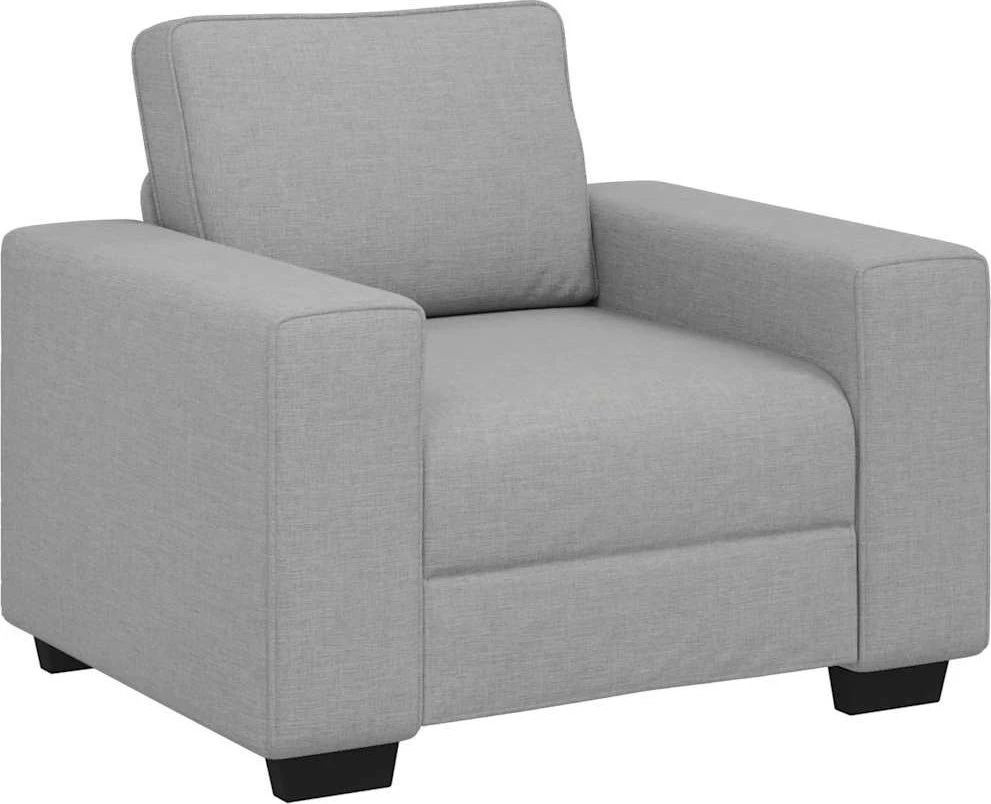 Sofa-kėdė, debesų pilka, 100x77x82 cm, audinys