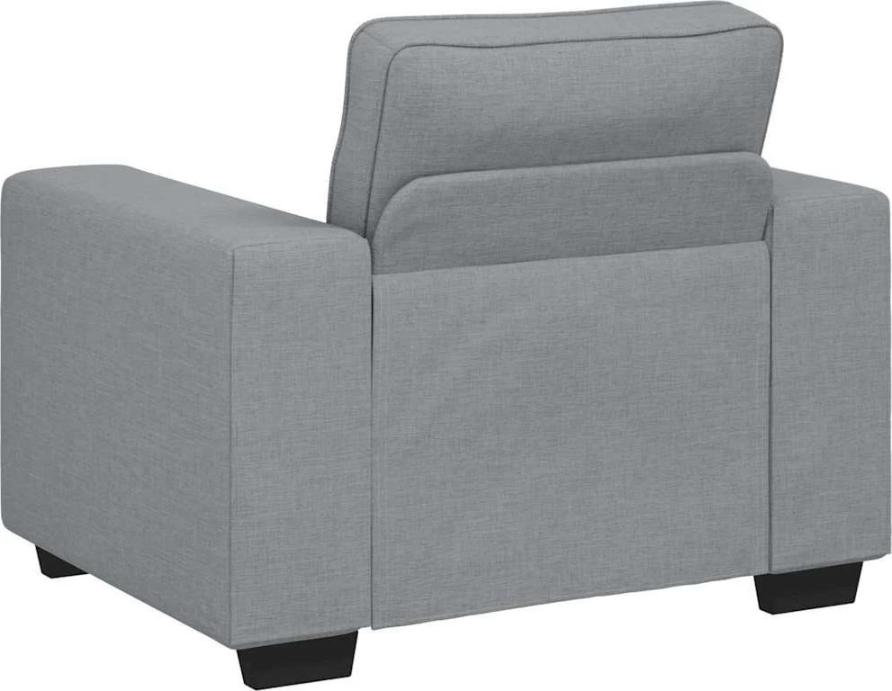 Sofa-kėdė, šviesiai pilka, 100x77x82 cm, audinys