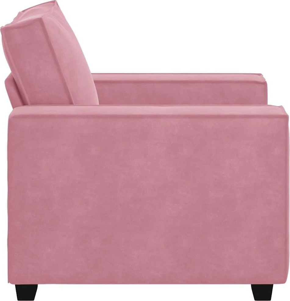 Sofa Sofos krėslas, rožinė, 100x78x84 cm, aksomas