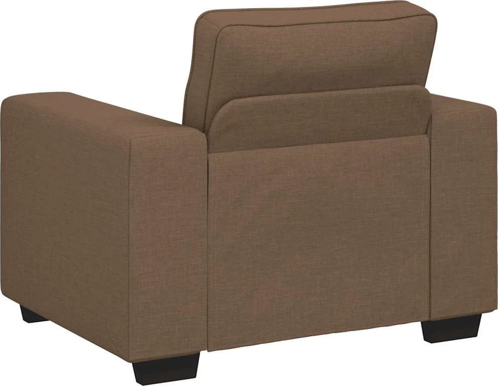 Sofa-kėdė, ruda, 100x77x82 cm, audinys