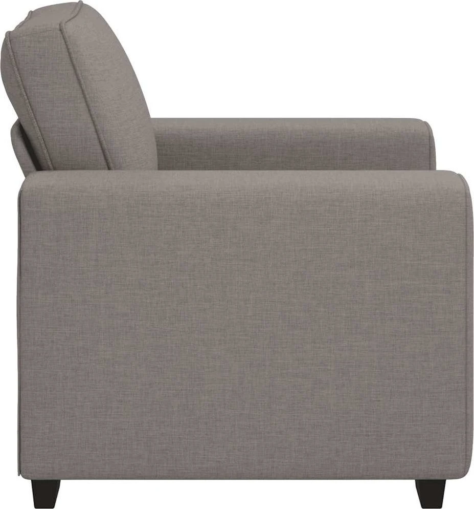 Sofa Sofos krėslas, pilkai rudas, 100x77x82 cm, audinys
