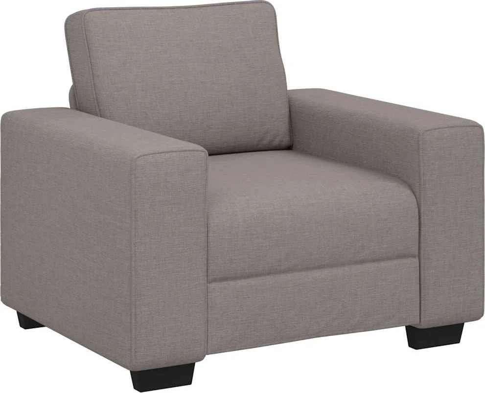 Sofa Sofos krėslas, pilkai rudas, 100x77x82 cm, audinys