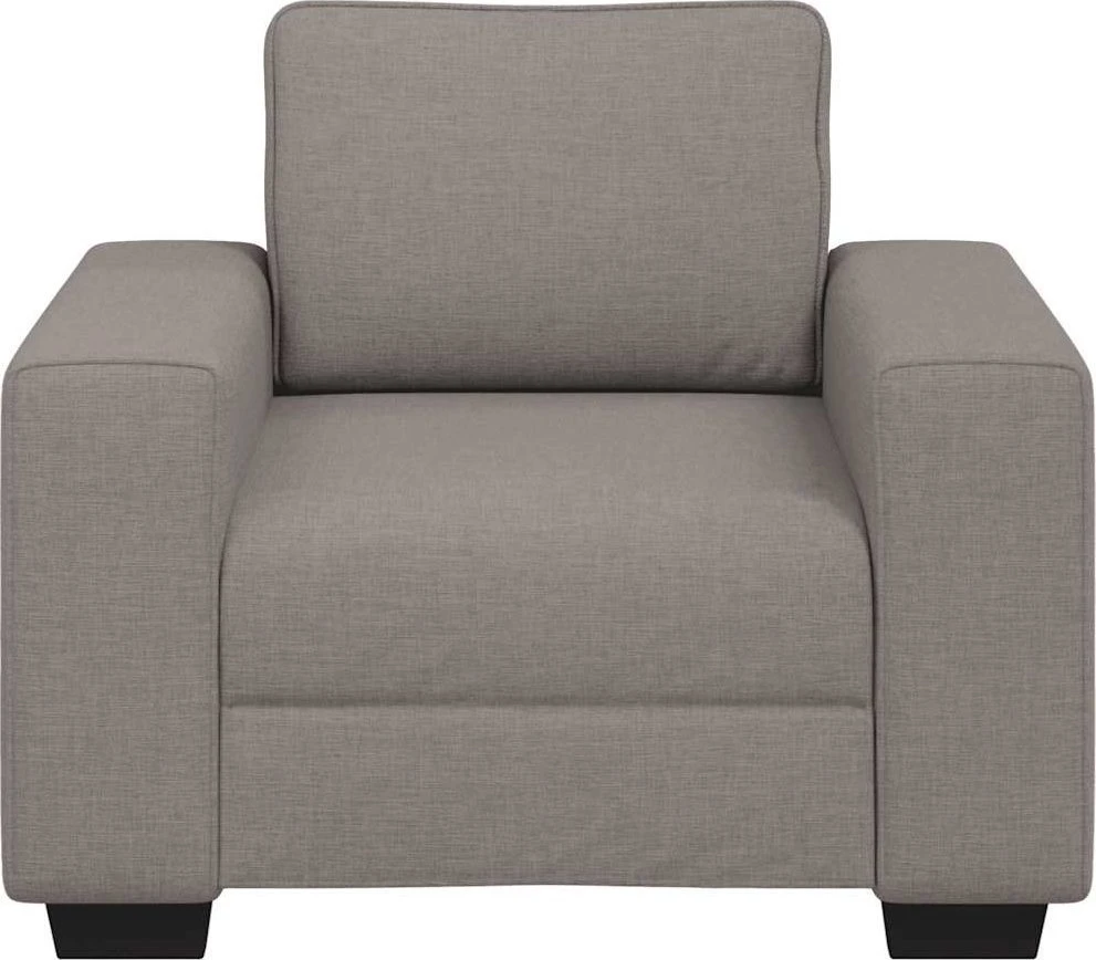Sofa Sofos krėslas, pilkai rudas, 100x77x82 cm, audinys