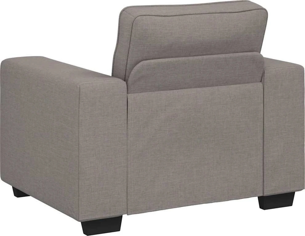 Sofa Sofos krėslas, pilkai rudas, 100x77x82 cm, audinys