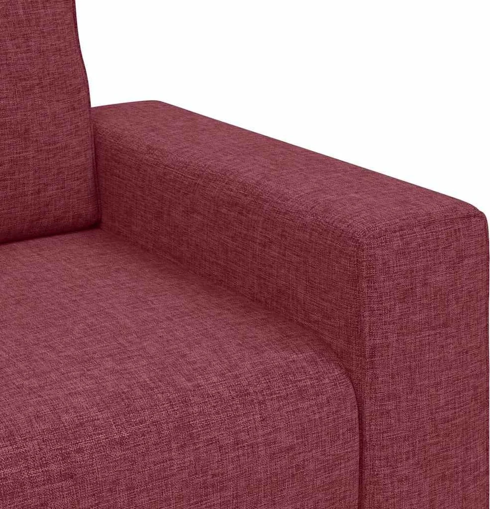 Sofa-kėdė, vyno raudonumo, 100x77x82 cm, audinys
