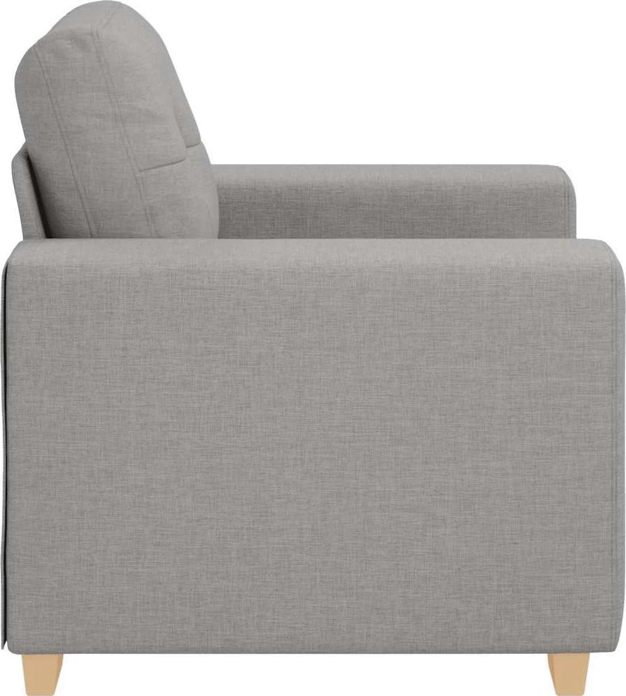 Sofa-kėdė, debesų pilka, 100x78x80 cm, audinys