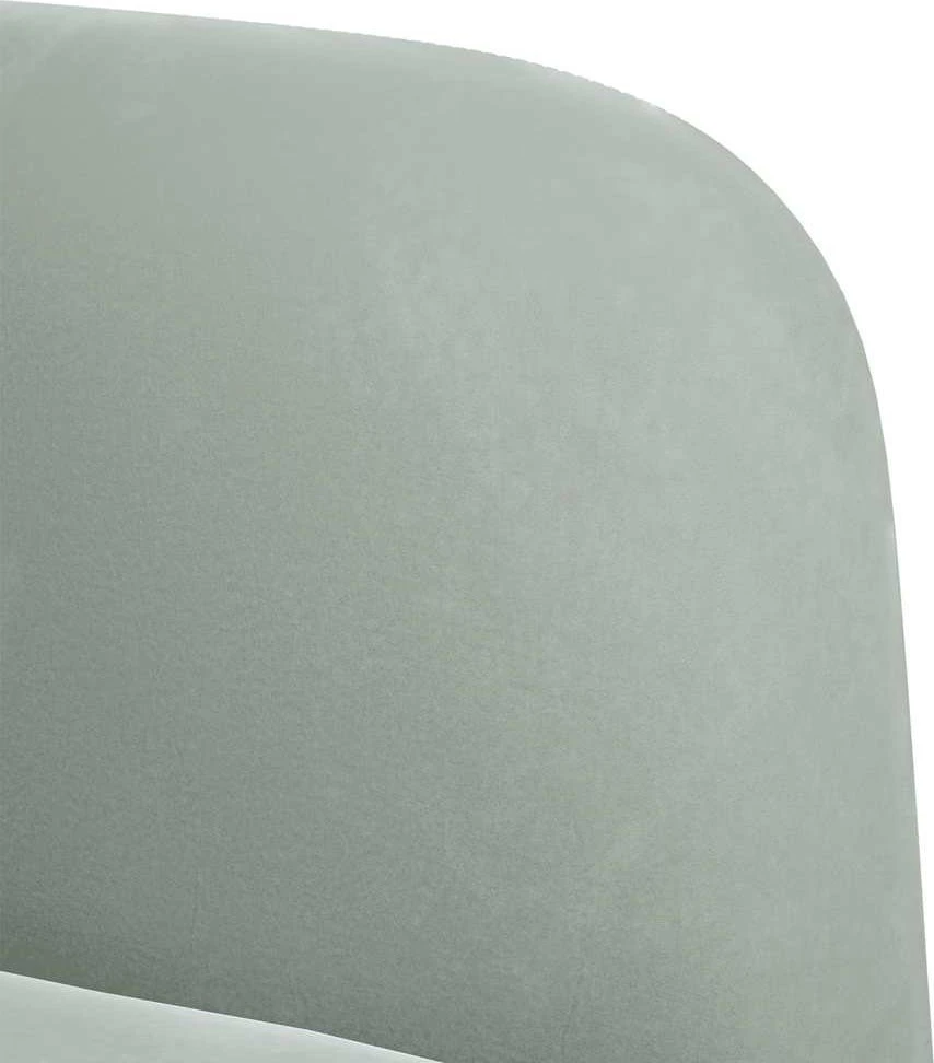 Fotelis Sofa-kėdė su porankiais, šviesiai pilka, 54 cm, aksomas