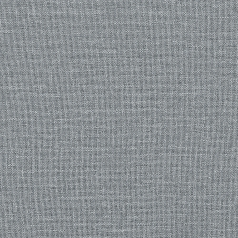 Modulinė sofa be porankių, šviesiai pilka, 55 cm, audinys