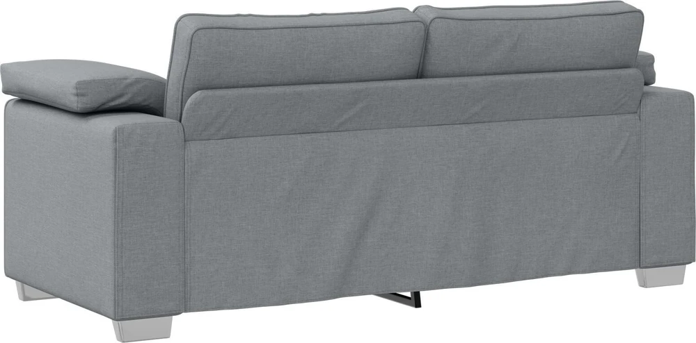 Dvivietė sofa Šviesiai pilka 180 cm audinys