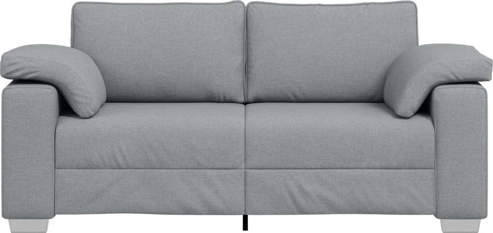 Dvivietė sofa Šviesiai pilka 180 cm audinys