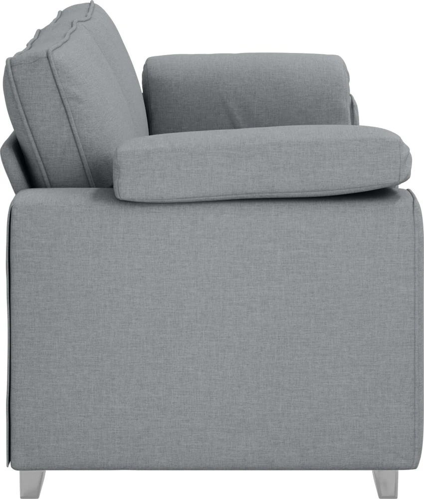 3-Vietis Sofa Šviesiai pilka 220 cm audinys