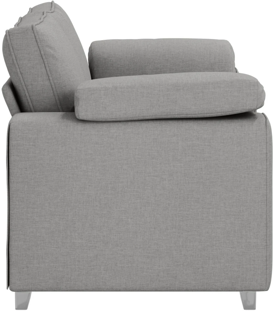 Dvivietė sofa Debesų pilka 160 cm audinys