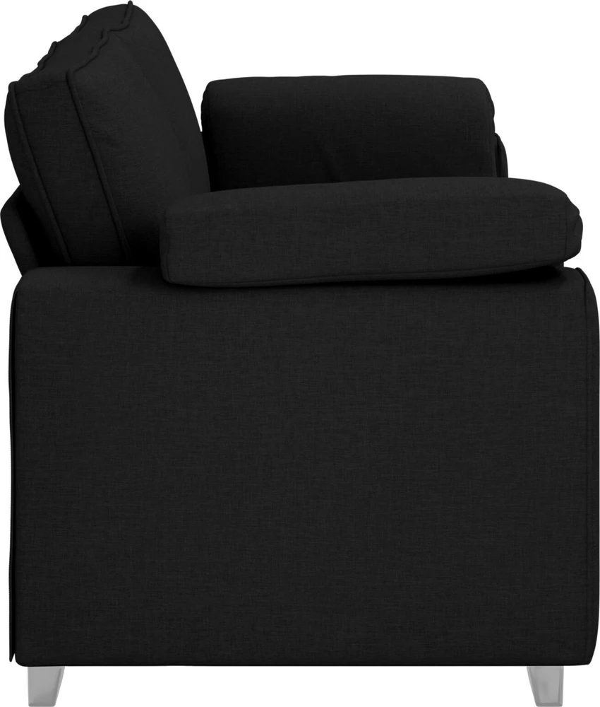 3-Vietis Sofa Juodas 220 cm audinys