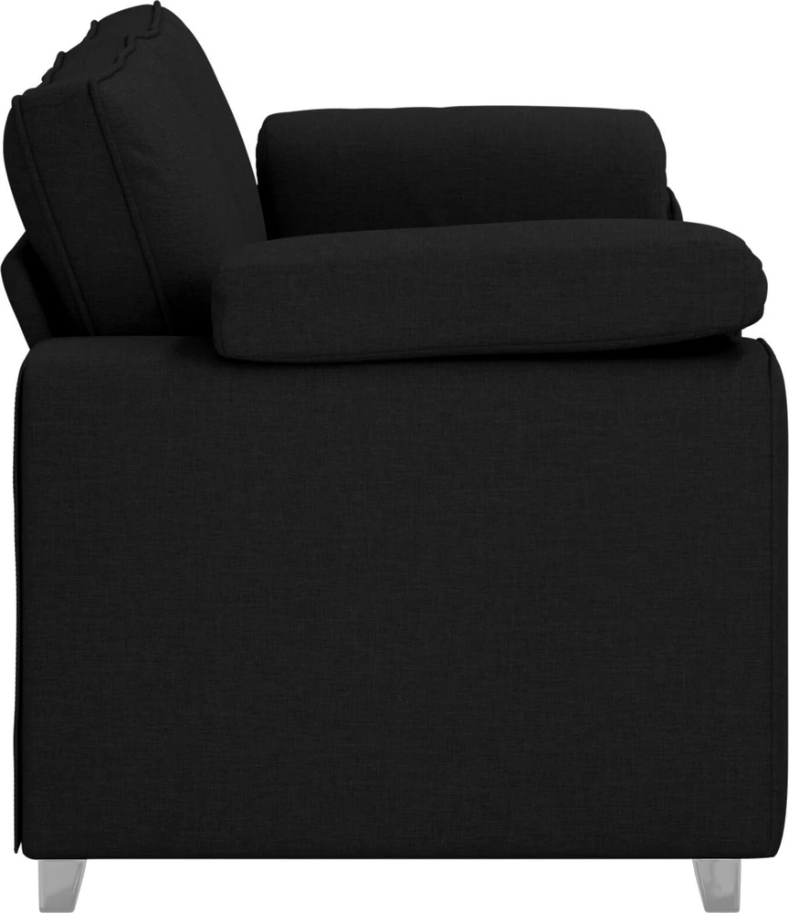 Dvivietė sofa Juodas 180 cm audinys