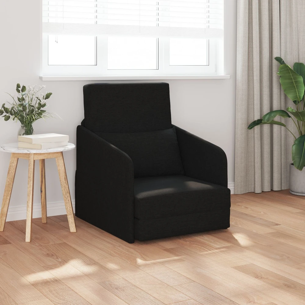 Sofa lova Juoda 65 x 80 x 83 cm audinys