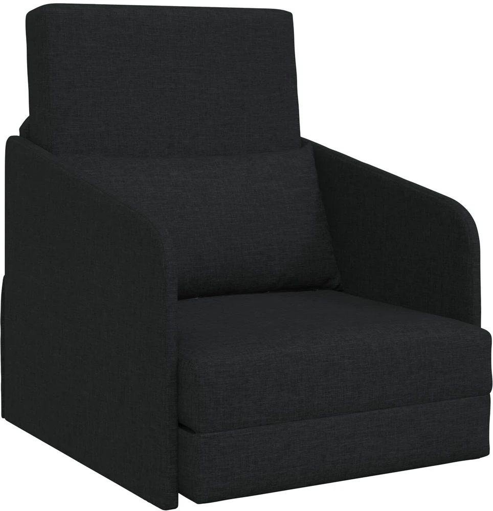 Sofa lova Juoda 65 x 80 x 83 cm audinys
