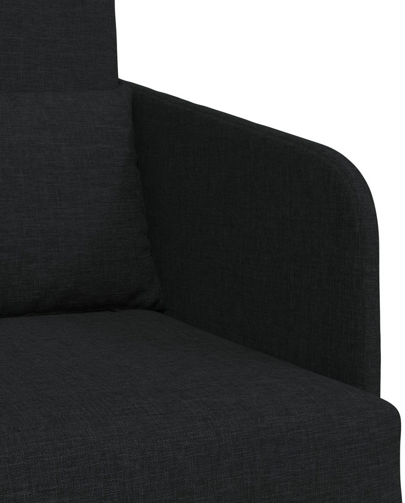 Sofa lova Juoda 65 x 80 x 83 cm audinys