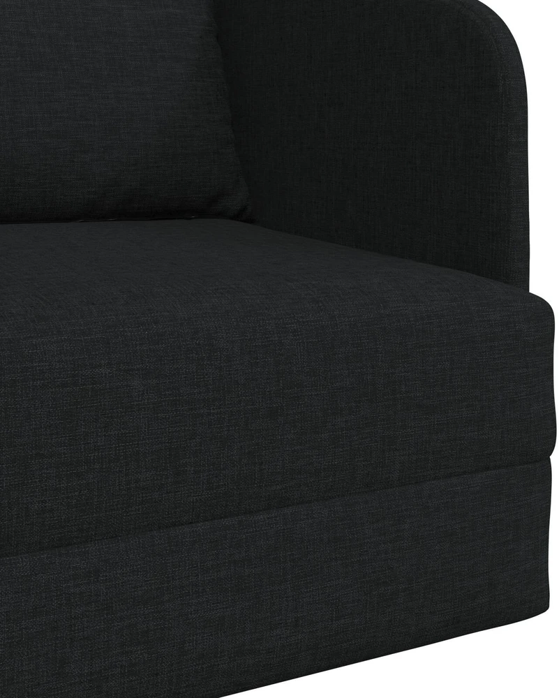 Sofa lova Juoda 65 x 80 x 83 cm audinys