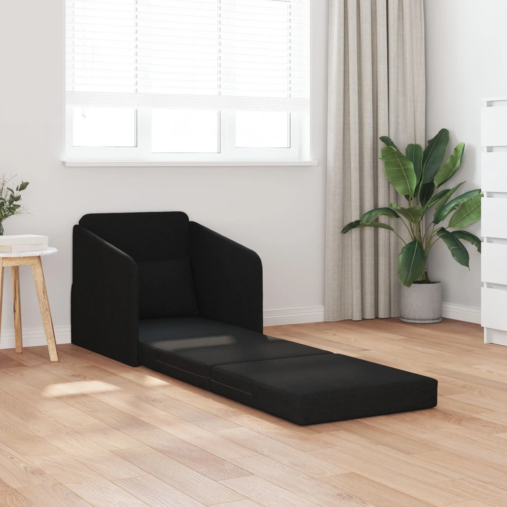 Sofa lova Juoda 65 x 80 x 83 cm audinys