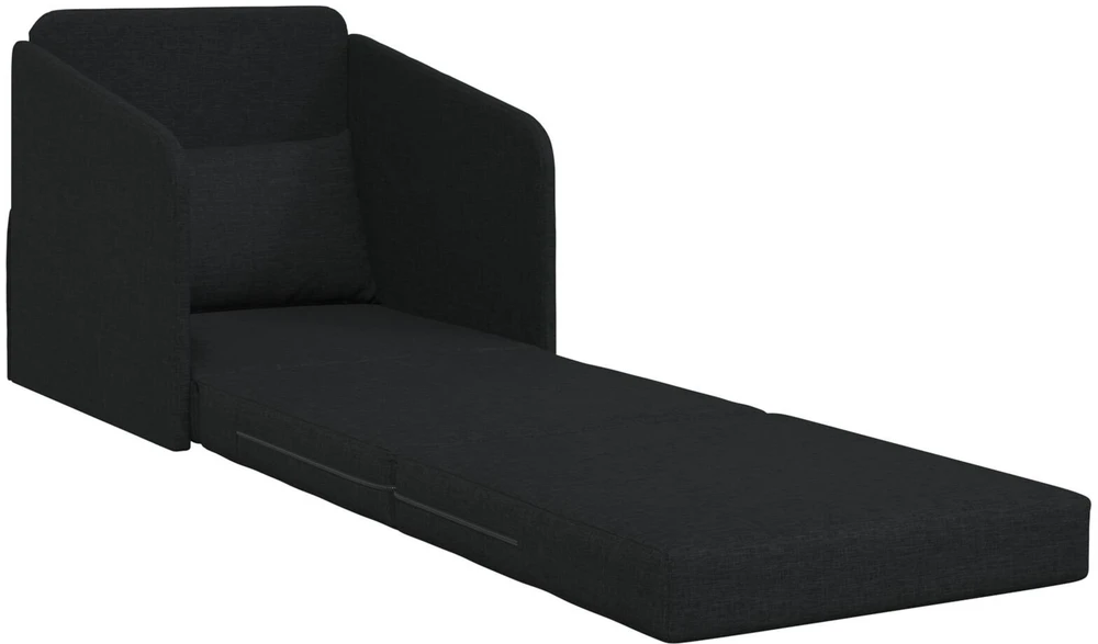 Sofa lova Juoda 65 x 80 x 83 cm audinys