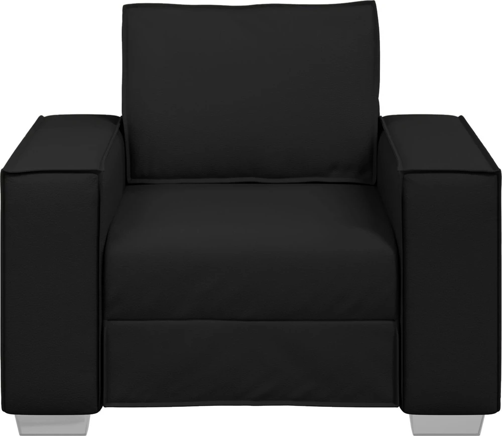 Sofa Kėdė Juodas 100 cm Dirbtinė oda