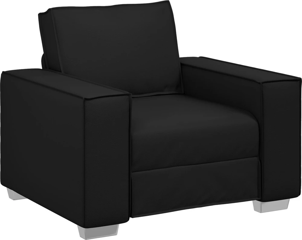 Sofa Kėdė Juodas 100 cm Dirbtinė oda
