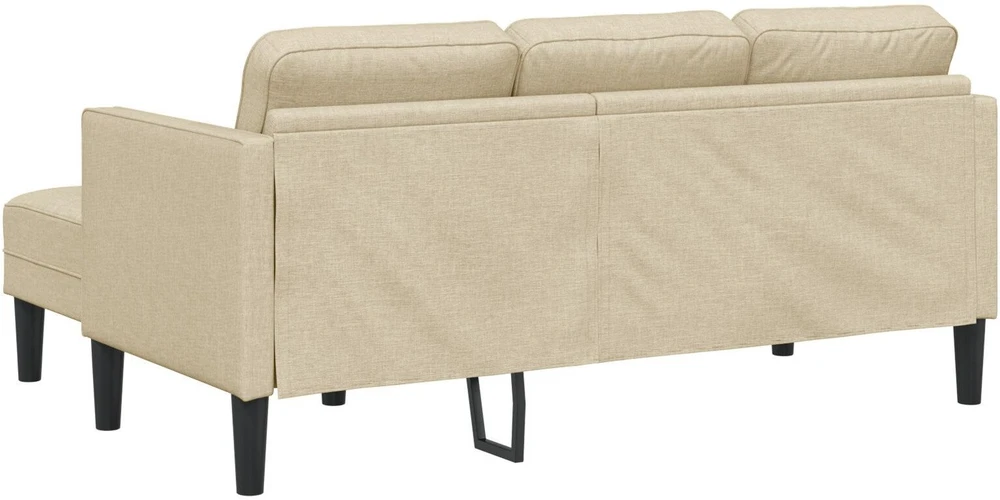 Sofa Sofos komplektas su pagalve Kreminė Poliesteris