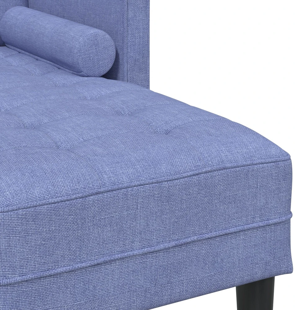 Sofa Sofos komplektas su pagalve Džinsinės mėlynos Poliesteris