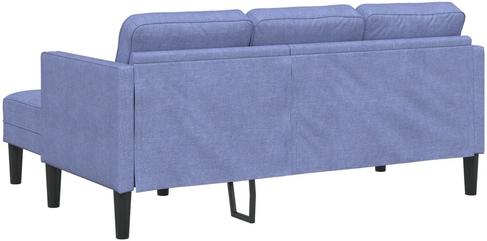 Sofa Sofos komplektas su pagalve Džinsinės mėlynos Poliesteris