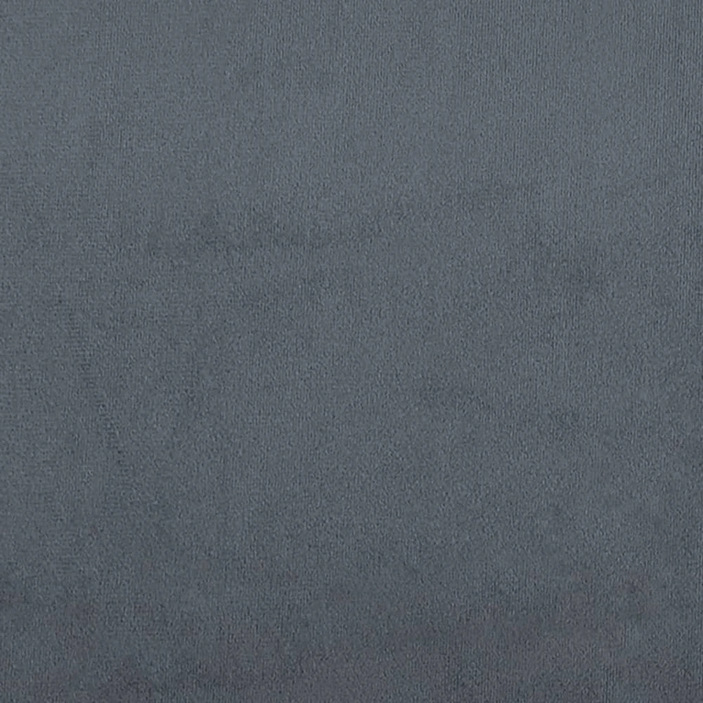 Lova su ištraukiama dalimi/čiužiniu, pilka, 80x200cm, aksomas