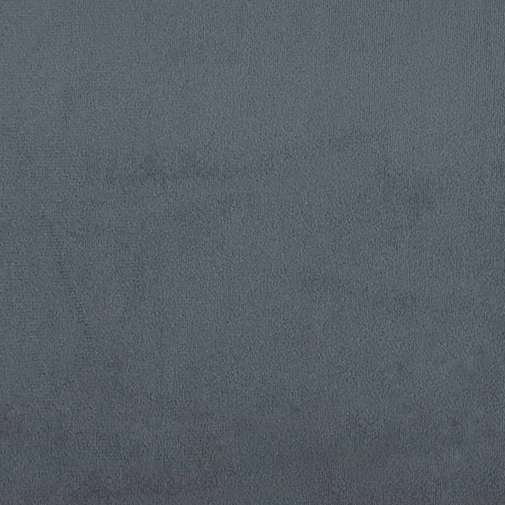Lova su ištraukiama dalimi/čiužiniu, pilka, 90x200cm, aksomas