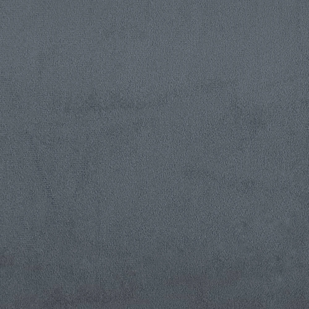 Lova su čiužiniu, tamsiai pilkos spalvos, 80x200cm, aksomas