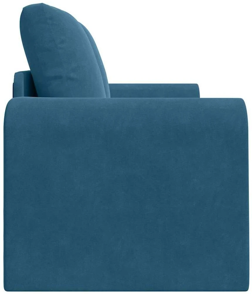 Sofa lova Mėlyna 148 x 71 x 83 cm Aksomas