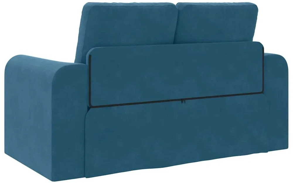 Sofa lova Mėlyna 148 x 71 x 83 cm Aksomas