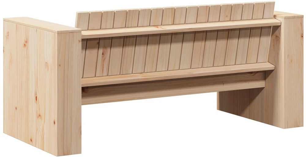 Sodo sofa Natūrali 134 x 60 x 62 cm Kietos pušies mediena