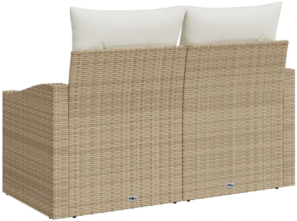 Sodo sofa su pagalve su saugykla 123 x 62 x 69 cm poliratanas