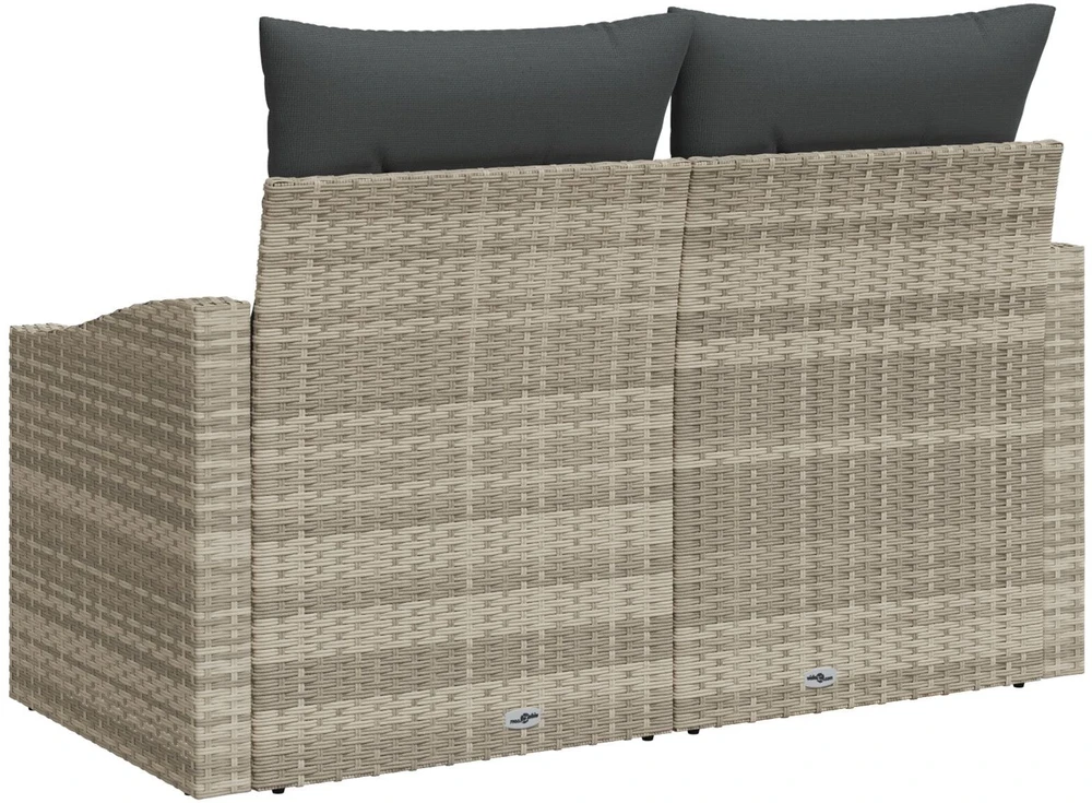 Sodo sofa su pagalve su saugykla 123 x 62 x 69 cm poliratanas