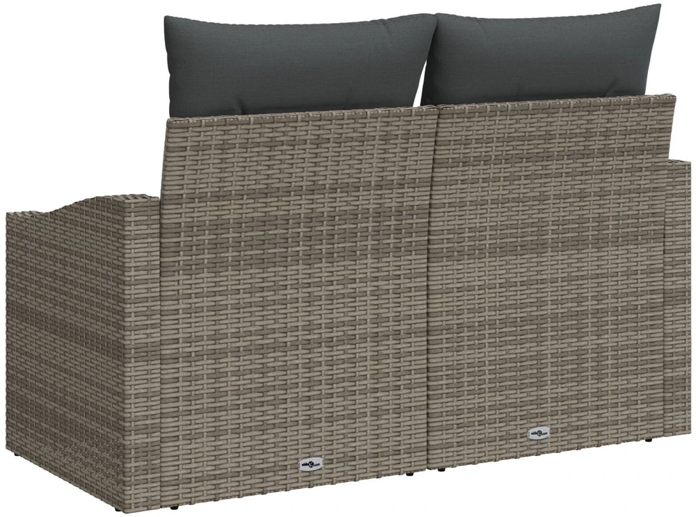 Sodo sofa su pagalve su saugykla 123 x 62 x 69 cm poliratanas