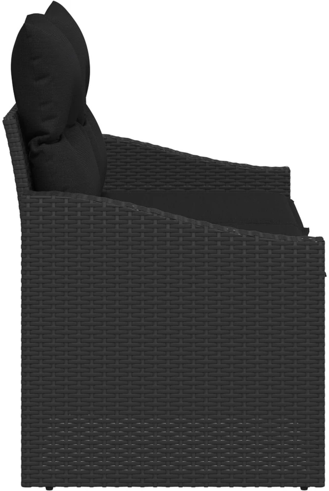 Sodo sofa su pagalve 123 x 62 x 69 cm poliratanas