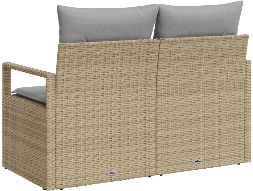 Sodo sofa su pagalve 120 x 62 x 69 cm poliratanas