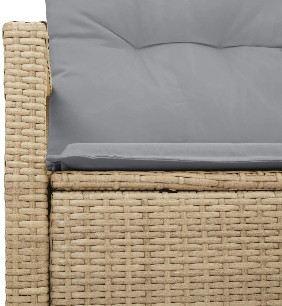 Sodo sofa su pagalve 120 x 62 x 69 cm poliratanas