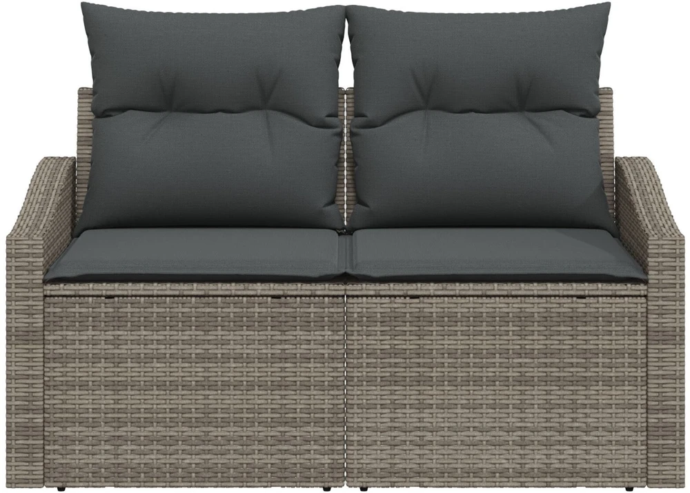 Sodo sofa su pagalve 123 x 62 x 69 cm poliratanas