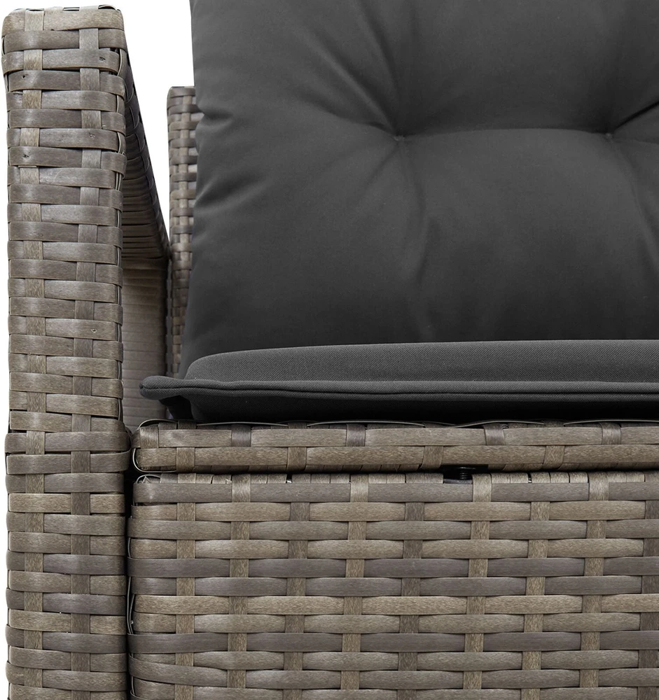 Sodo sofa su pagalve 120 x 62 x 69 cm poliratanas