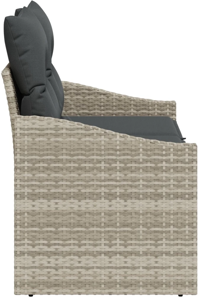 Sodo sofa su pagalve 123 x 62 x 69 cm poliratanas